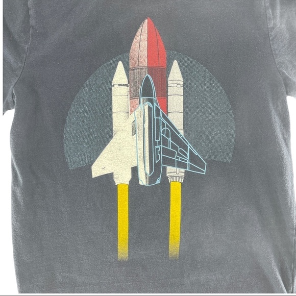 Gap Kids Short Sleeve Rocket Graphic T-Shirt Sz XL - Picture 3 of 6